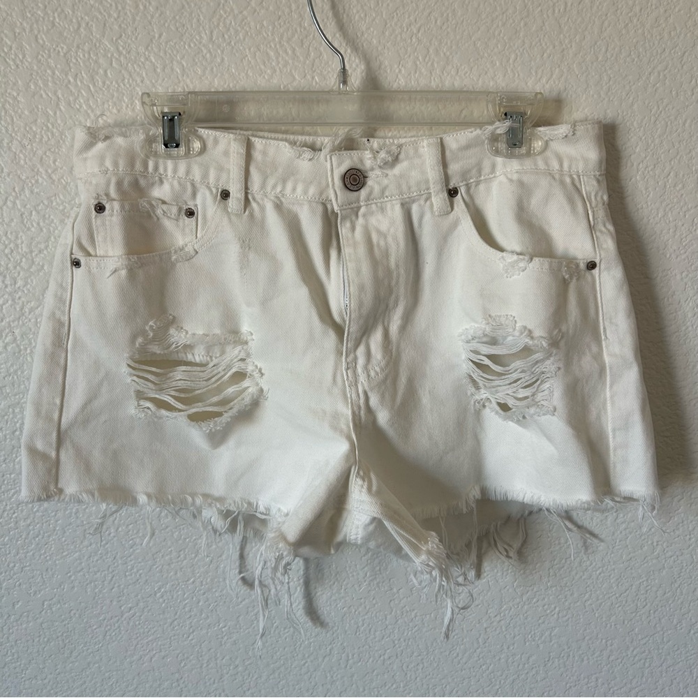 Blue B Distressed Cut off Grunge, Coastal Cowgirl 100% Cotton Denim Jean Shorts